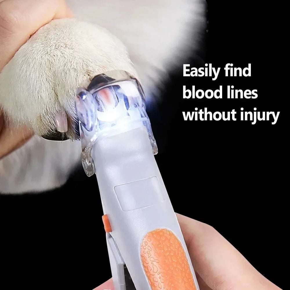 Pet Nail Clippers with LED Light