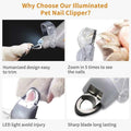 Pet Nail Clippers with LED Light