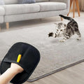 Electrostatic Pet Hair Removal Gloves Brush , Double-Sided Pet Grooming Glove