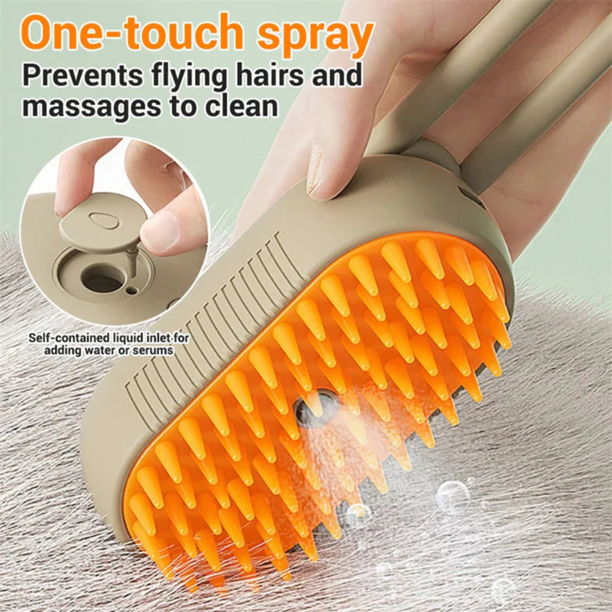 Cat Steam Brush Steamy Dog Brush 3 in 1 Electric Spray Cat Hair Brushes for Massage Pet Grooming Comb Hair Removal Combs Pet Products