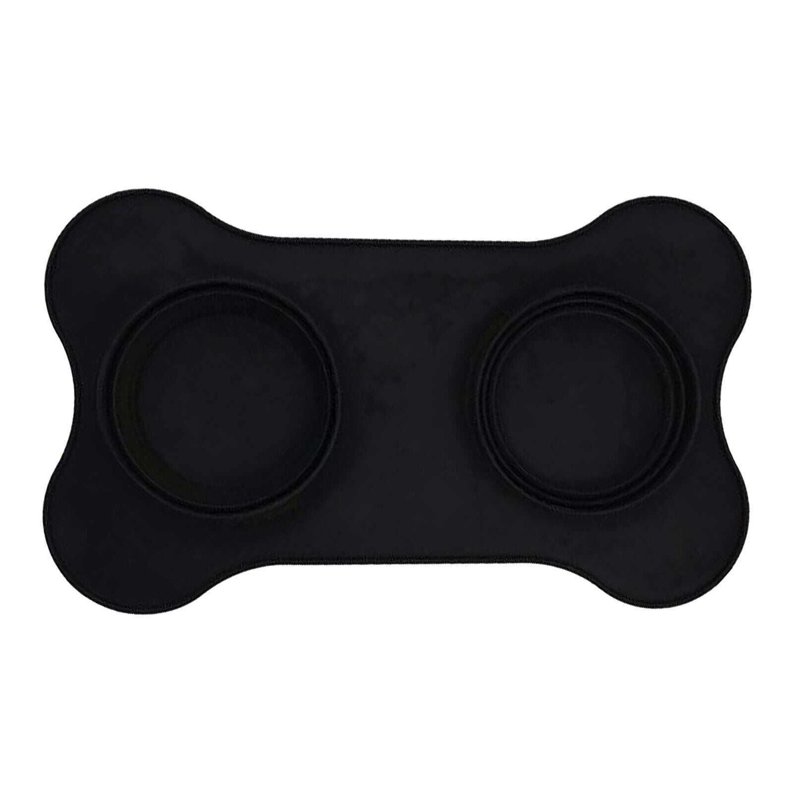 Collapsible Pet Bowls – Silicone Dog Feeder, Slow Food Eating with Feeding Mat & Placemat